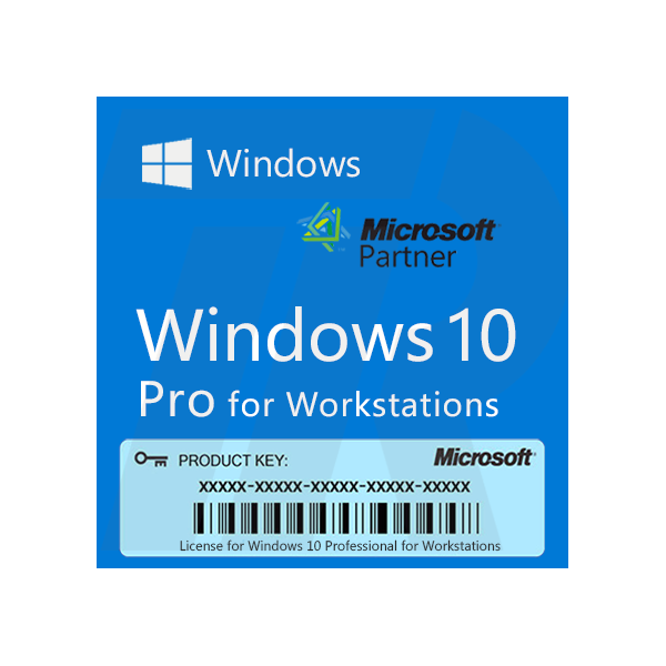 لایسنس ویندوز 10 Pro for Workstations - ویندوز 10 پرو ورک استیشن اورجینال - لایسنس ویندوز 10 پرو ورک استیشن
