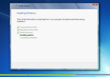 آموزش مراحل نصب ویندوز سون ( ویندوز 7 ) image