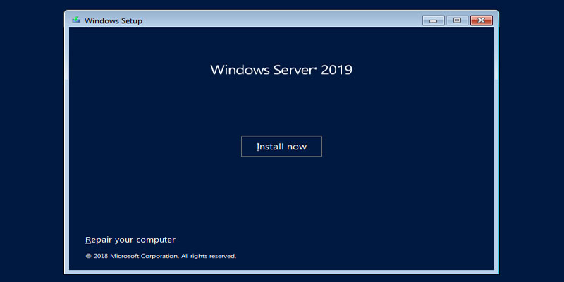  کامل نصب ویندوز سرور 2019 1