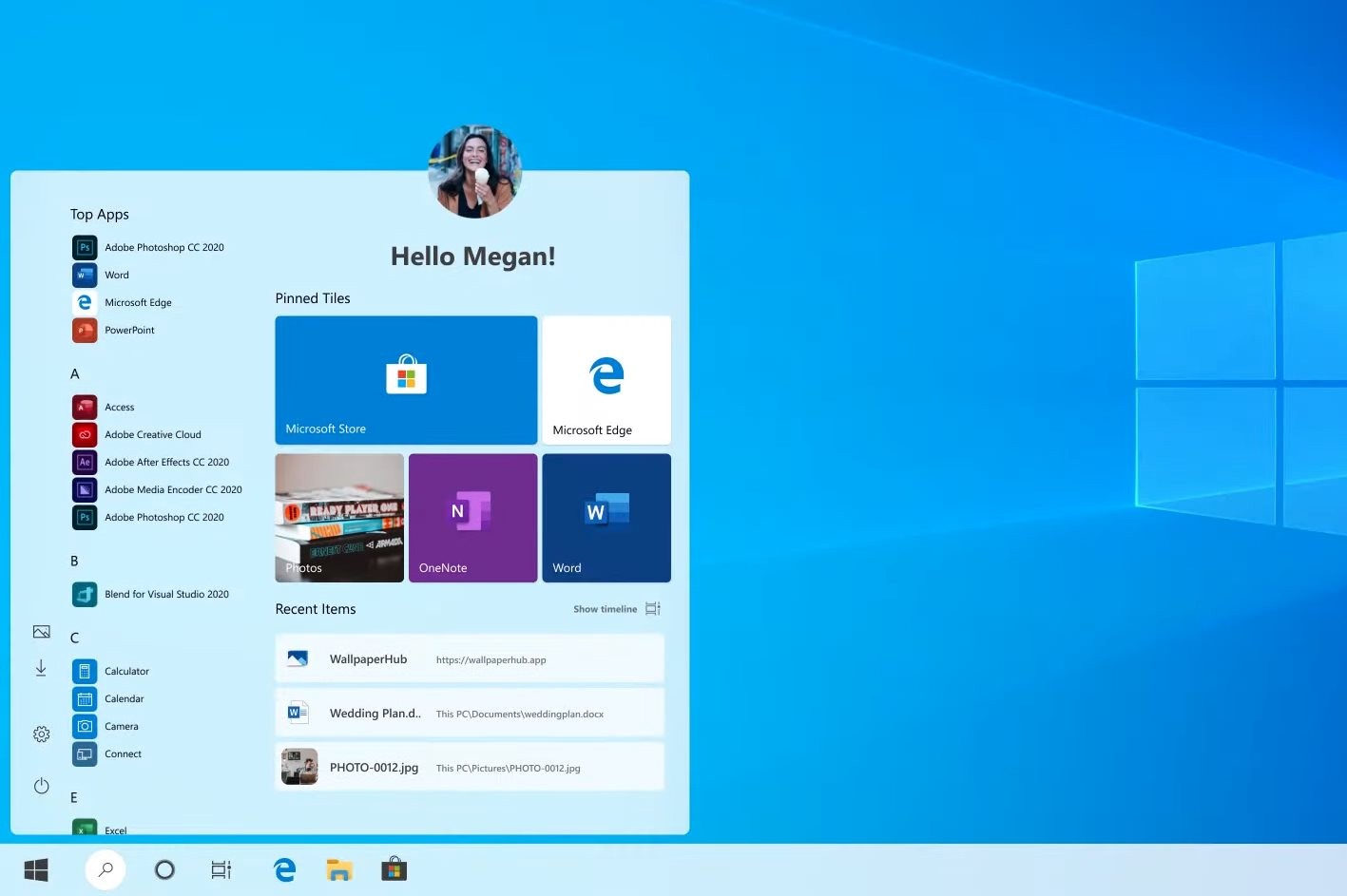  منوی جدید ویندوز 10 مایکروسافت تک رایان